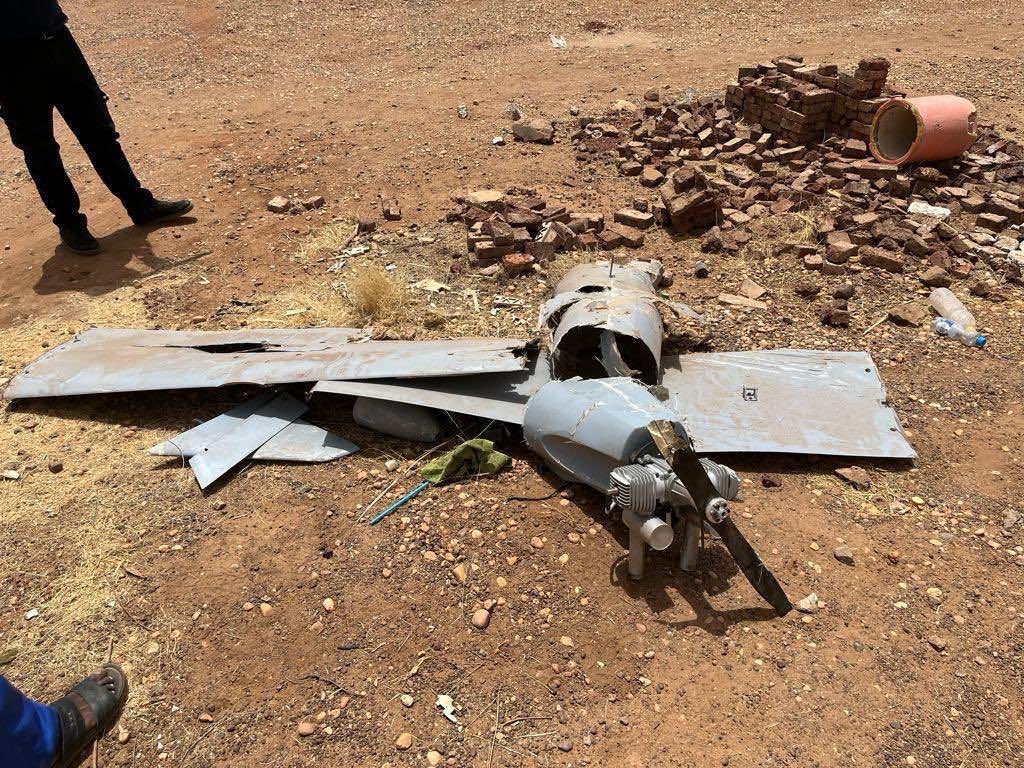 The UAV destroyed by the Hisar A Low Altitude Air Defence System.