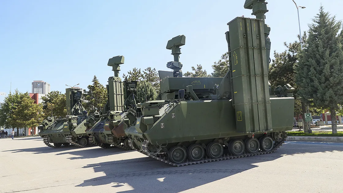 Turkish land forces Hisar-A Air Defence systems
