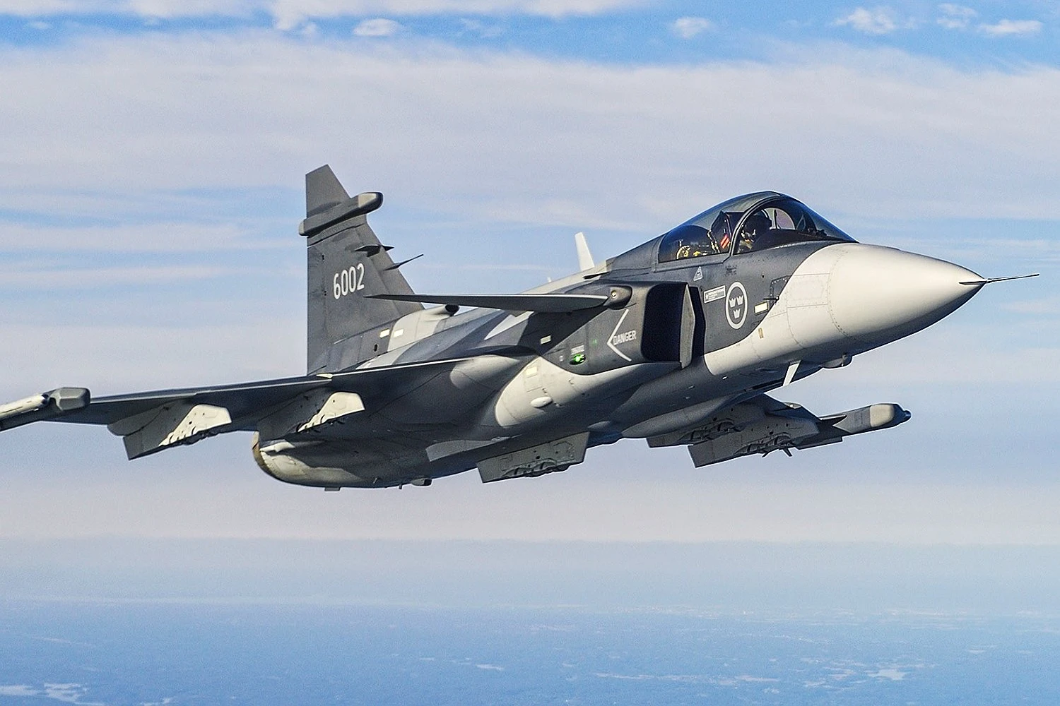 Gripen F fighter