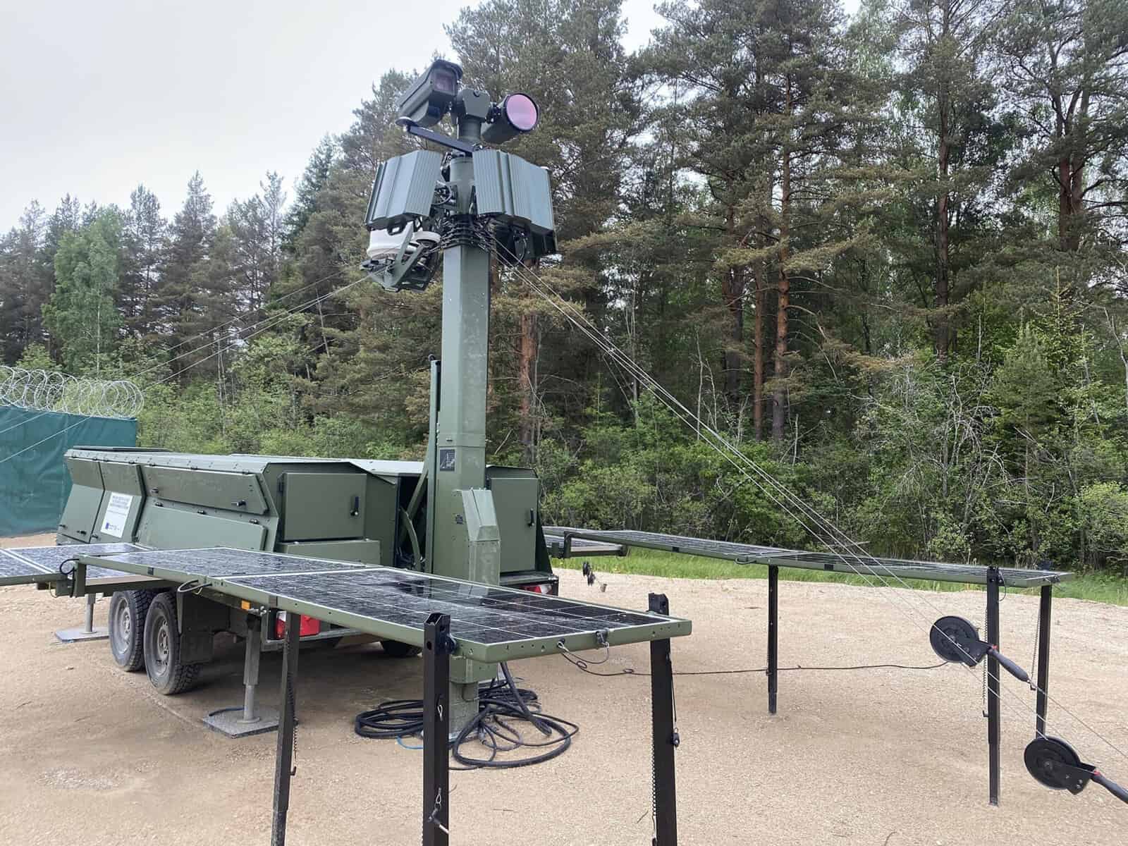 Estonia drone detection Russian Border